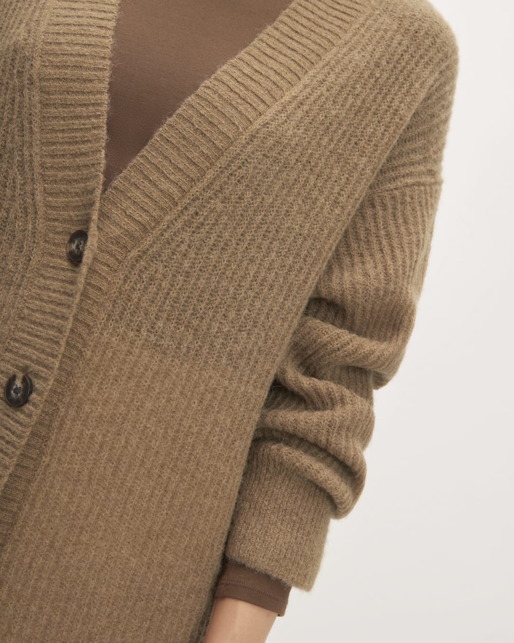 The Alpaca Oversized Cardigan | Tiger's Eye