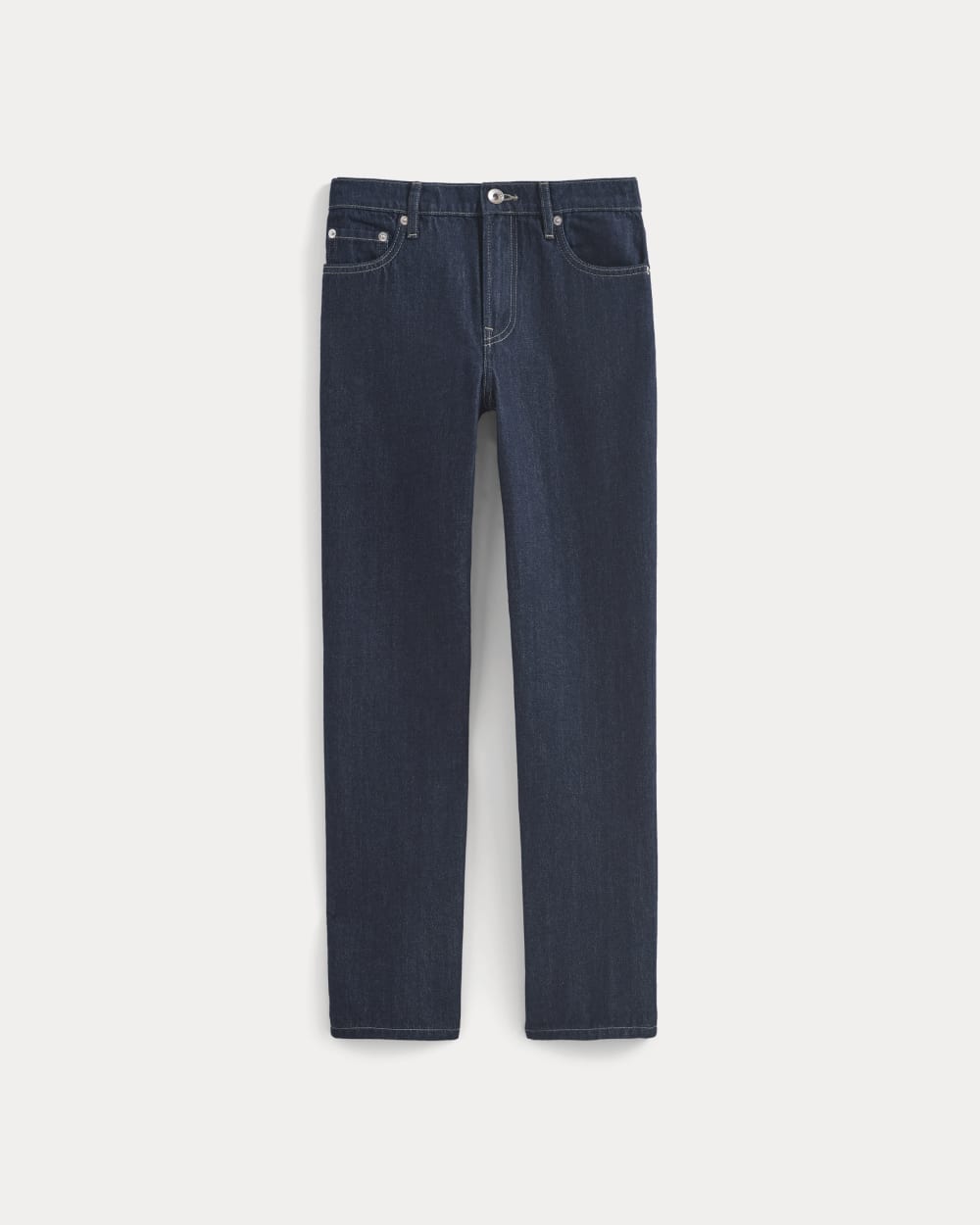 Low-Rise Straight Jean | Tungsten Rinse
