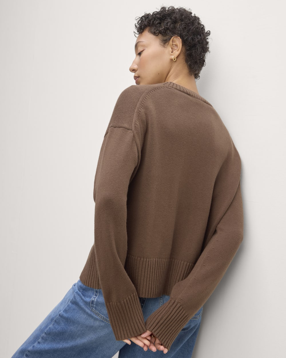 The Boxy Sweater in Everyday Cotton | Cocoa