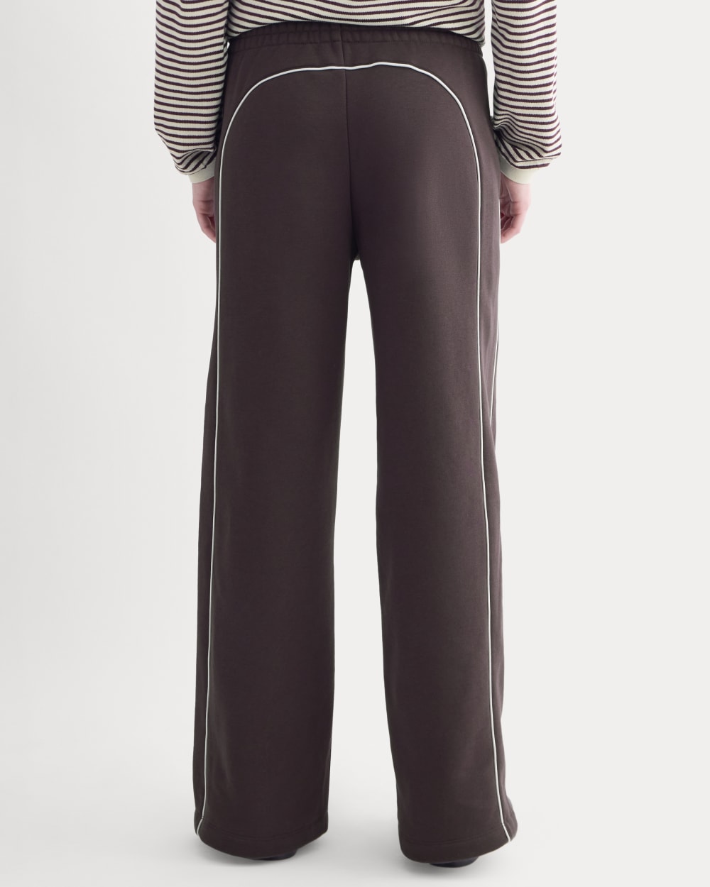 Luxe Fleece Track Pant | Dark Chocolate