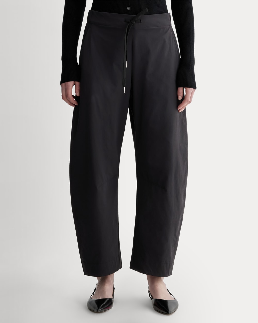 The Anywhere Barrel Pant | Black