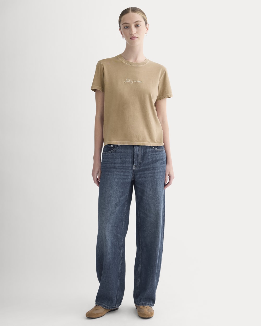 Everlane x The Laufey Foundation Box-Cut Tee | Weathered Clay