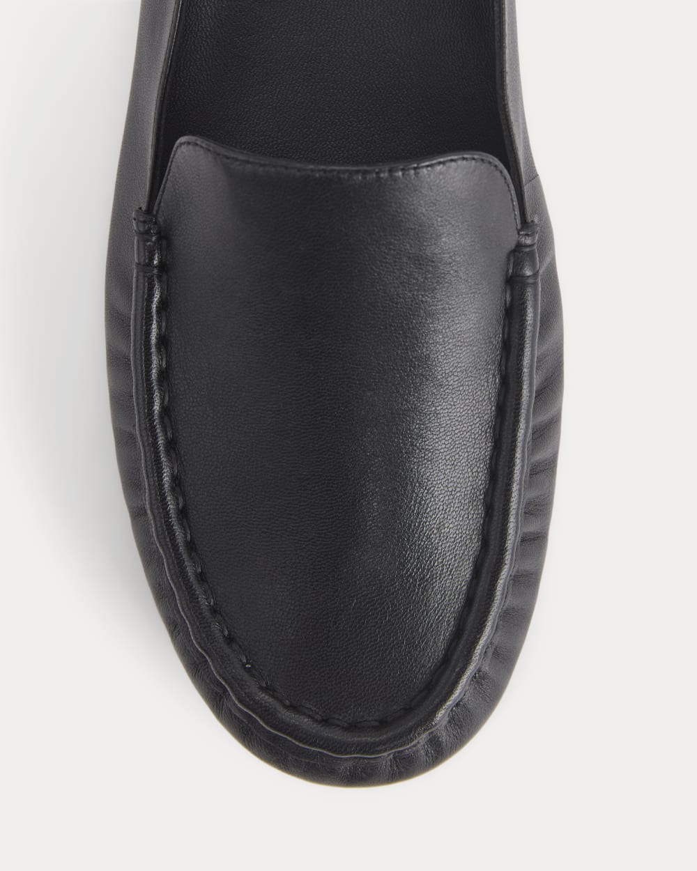 Leather Day Driver Loafer |  Black