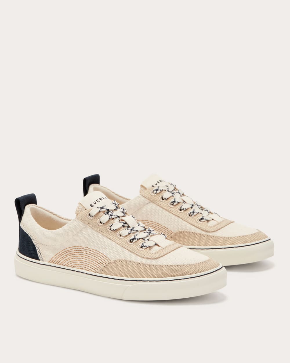The Tread-Bare Sneaker | Natural Canvas / Dark Sapphire / Argan Oil