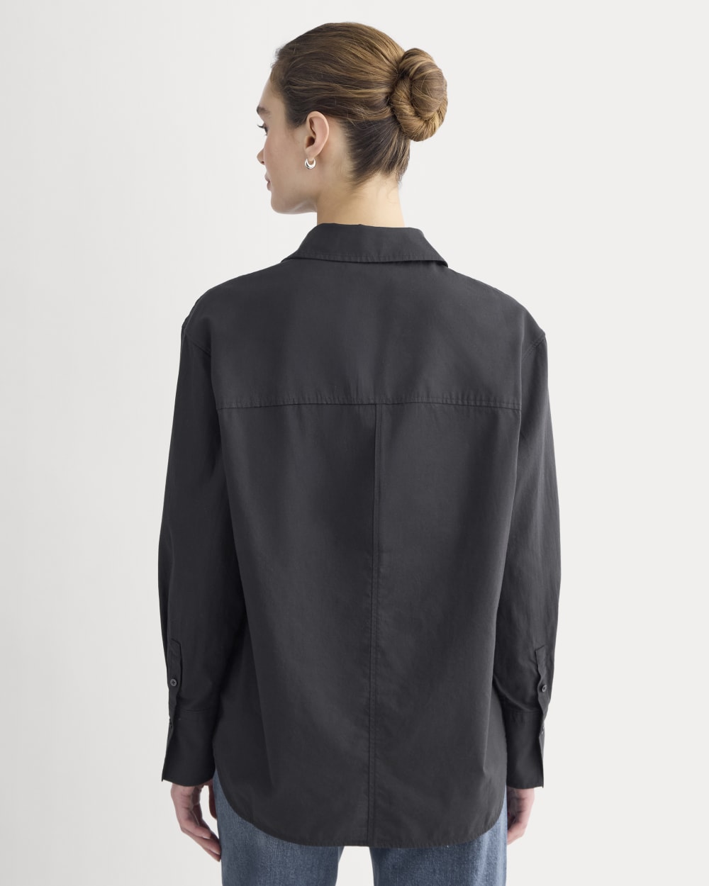 Everyday Shirt in Silky Cotton | Black