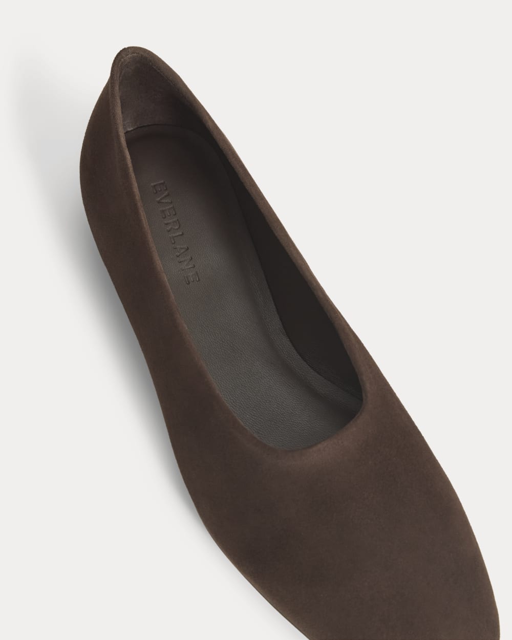 Gallery Square-Toe Flat | Deep Brown