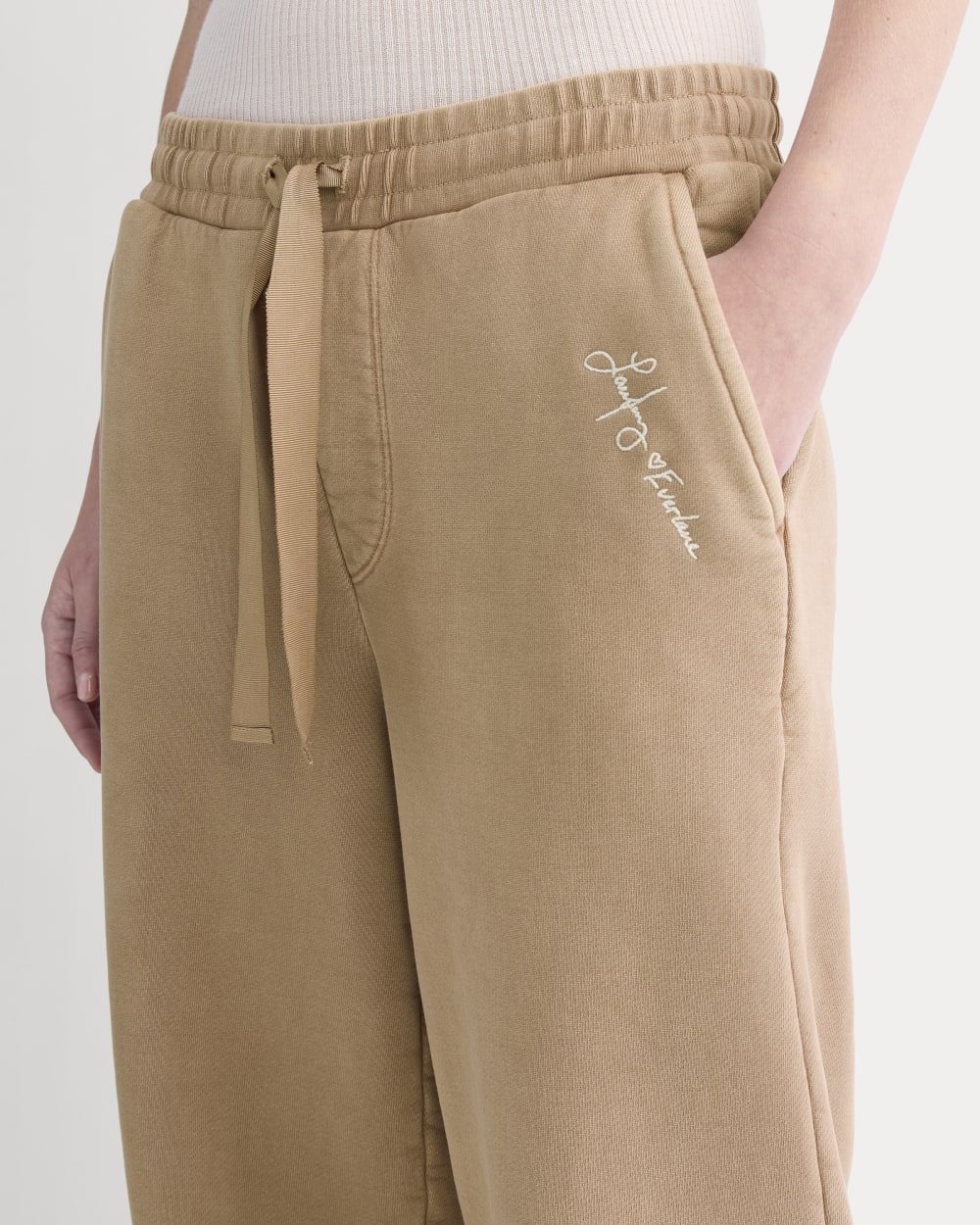 Everlane x The Laufey Foundation Wide-Leg Sweatpant | Weathered Clay