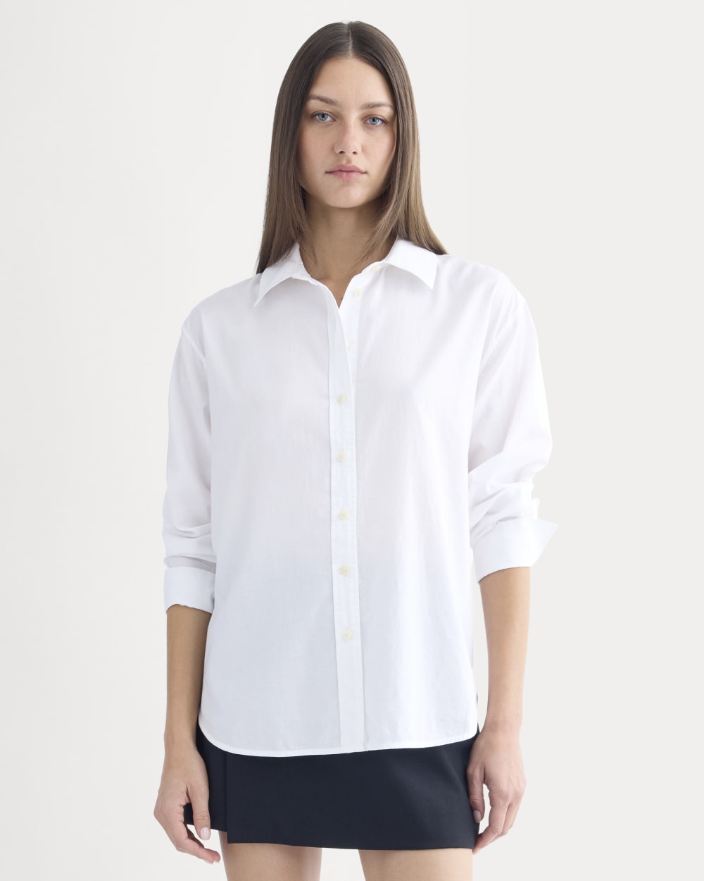 Everyday Shirt in Silky Cotton | White