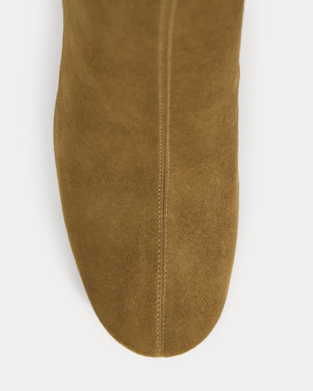 Leather Curved-Heel Boot | Russet