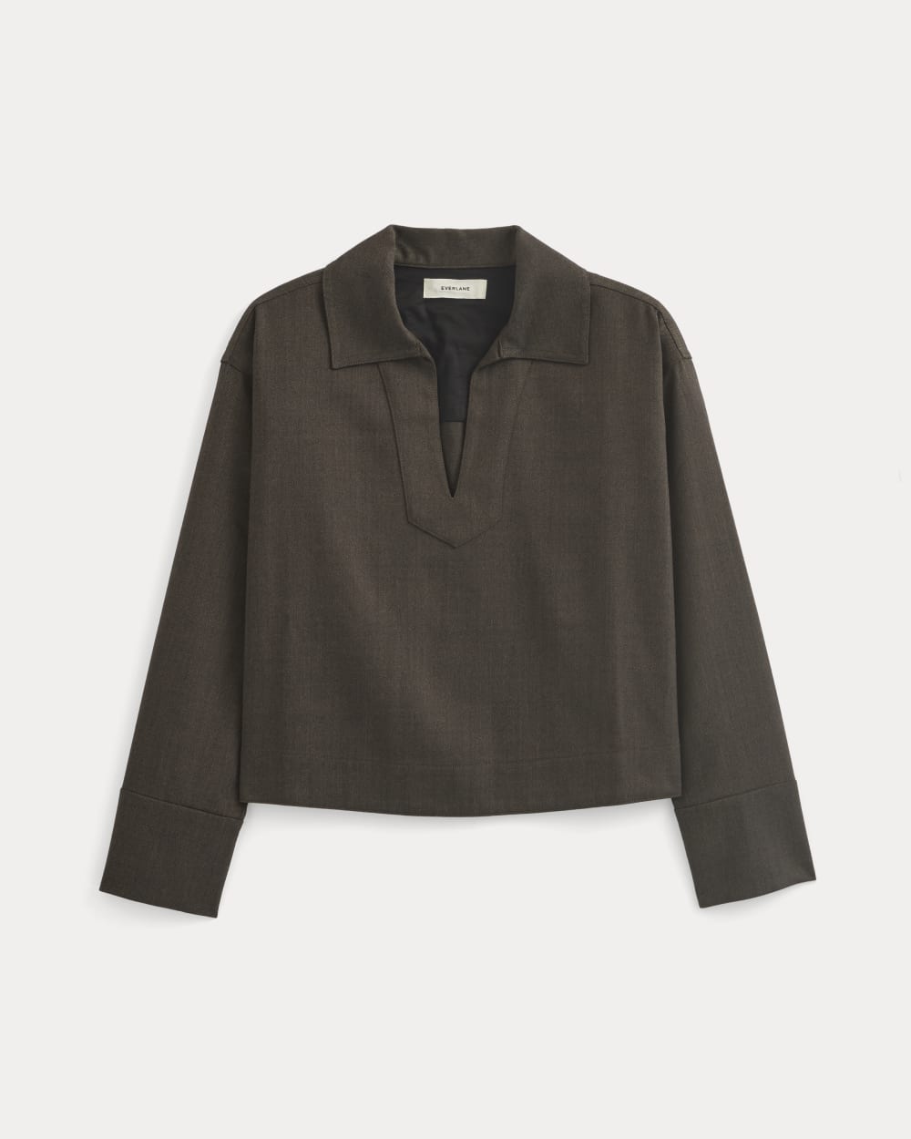 Overshirt in Tailor Twill | Heathered Fudge
