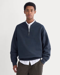 Luxe Fleece Half-Zip Pullover | Deep Navy