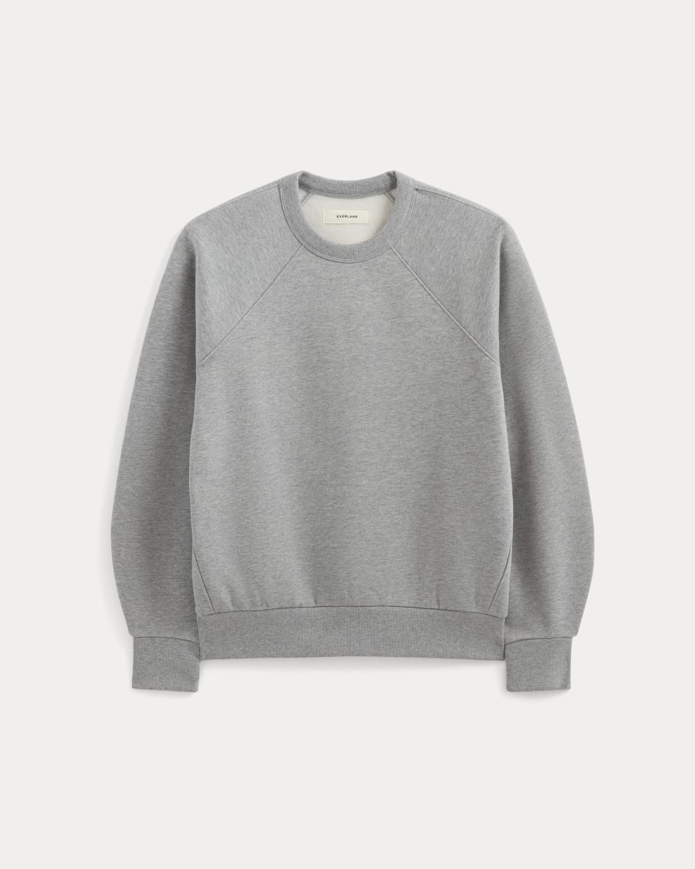 Luxe Fleece Raglan Crewneck | Vintage Heather Grey