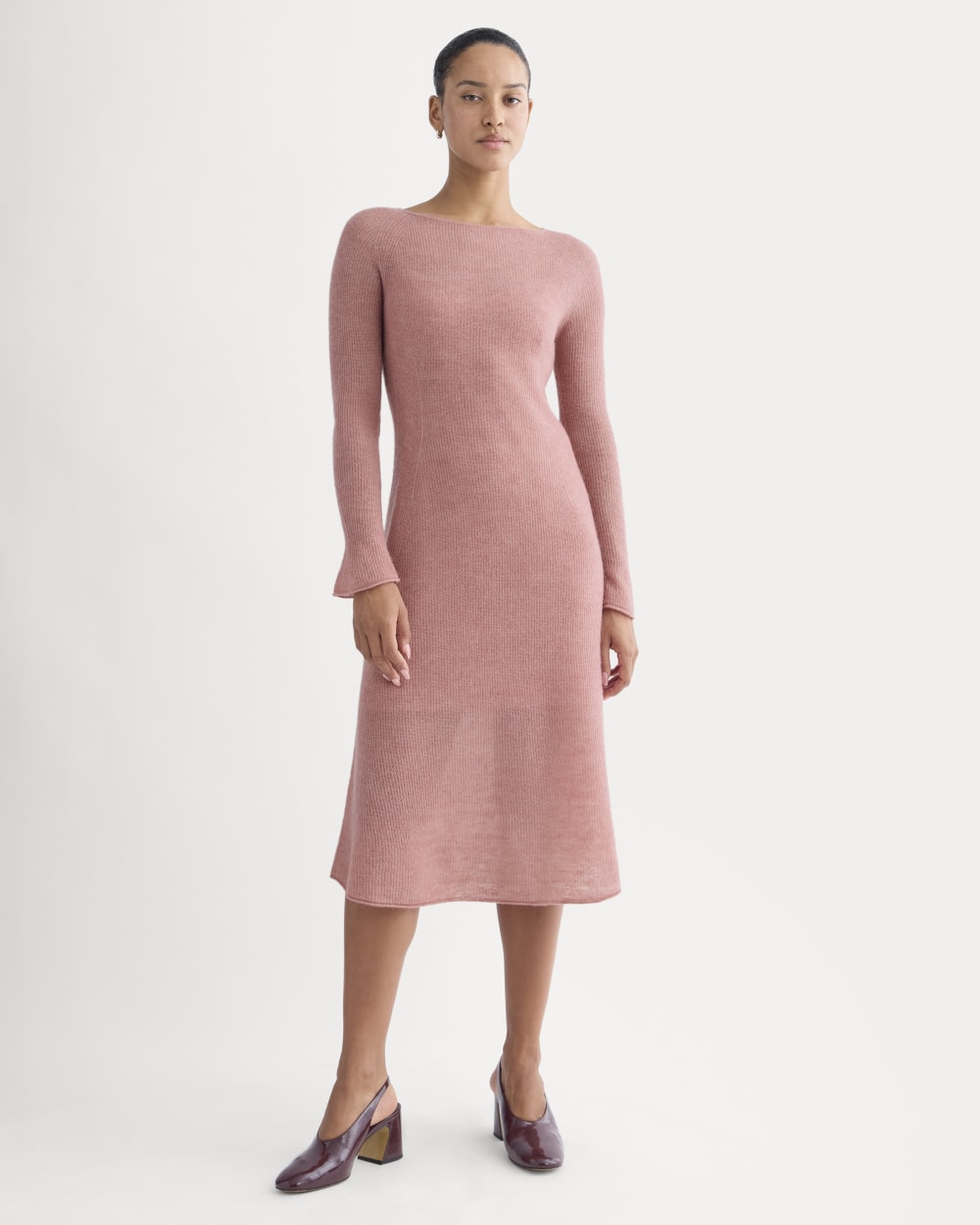 The Air Alpaca™ Sweater Dress | Rose Dust