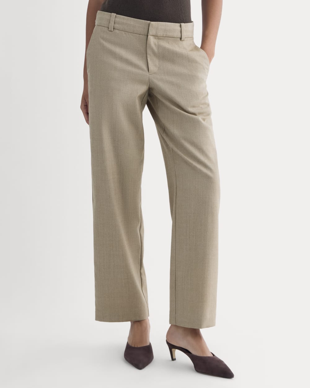 Straight-Leg Trouser in Tailor Twill | Light Taupe