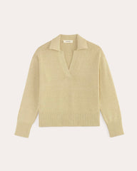 The Boxy Polo in Everyday Cotton | Mojave Desert / Natural