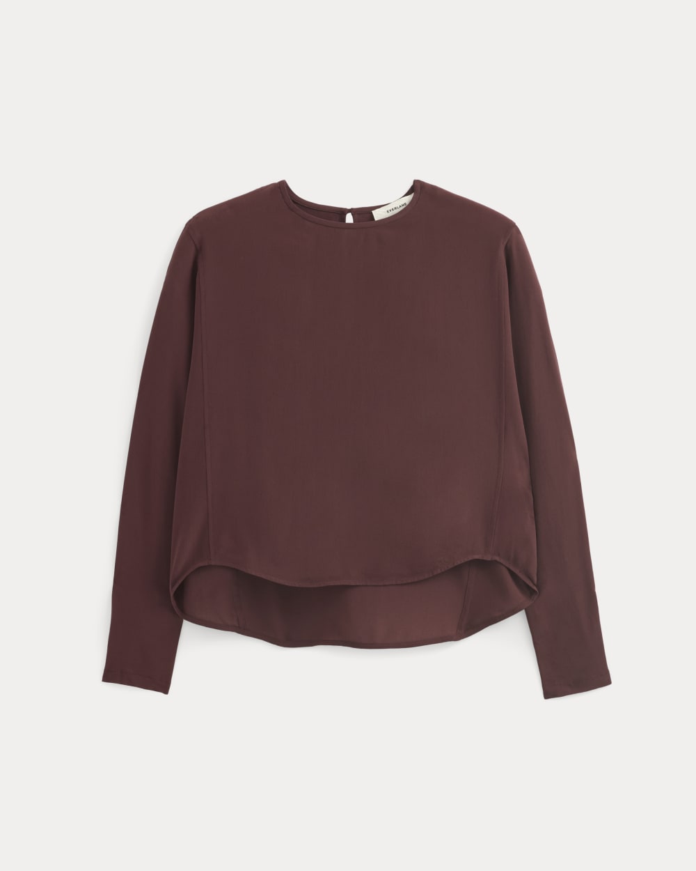 Dolman Top in Washable Silk | Deep Plum