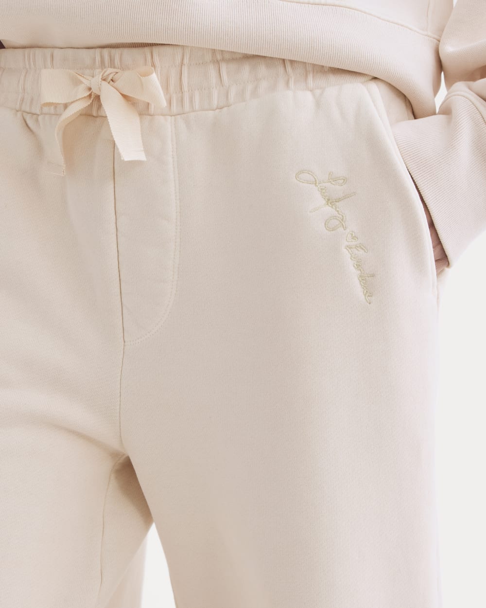 Everlane x The Laufey Foundation Wide-Leg Sweatpant | Pale Peony