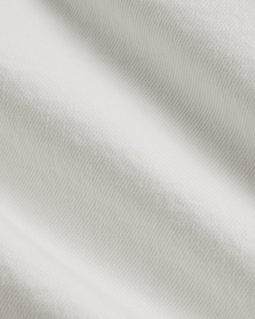 The A-Line Denim Short | White