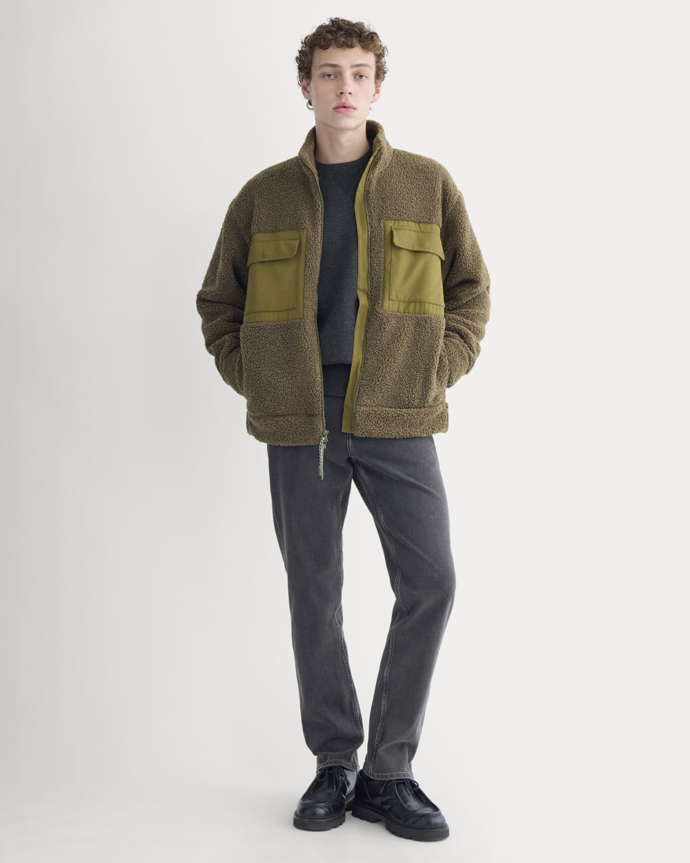 ReTrack Fleece Zip-Up | Beech