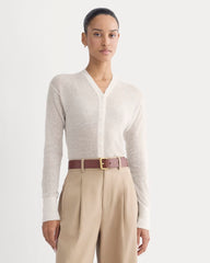 The Air Alpaca ™ High V Cardigan | Birch