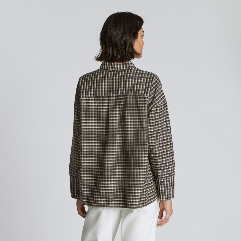 The Boxy Oxford | Falcon Mini Plaid