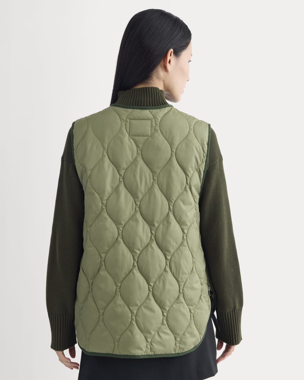 ReNew Quilted Vest | Lichen Green