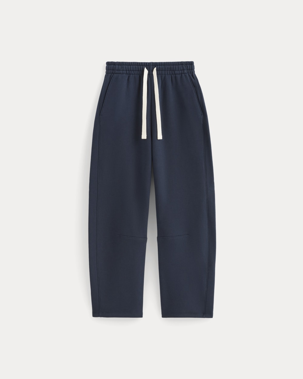 Luxe Fleece Barrel Sweatpant | Navy