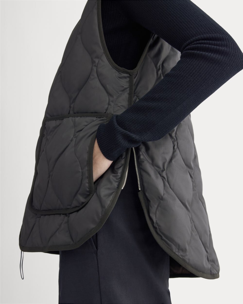 ReNew Quilted Vest | Black