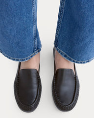 Leather Day Driver Loafer |  Black