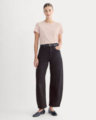 The Box-Cut Tee in Essential Cotton | Soft Rose | No Pocket