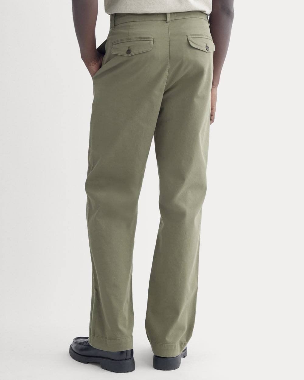 Relaxed Fit Chino | Lichen Green