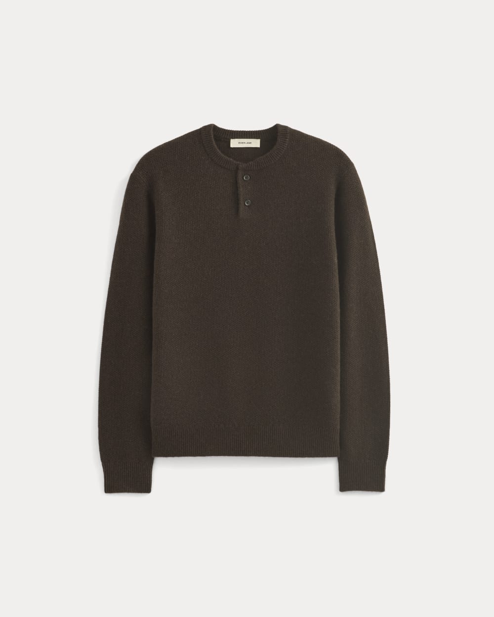 Henley in Wool Cashmere | Americano