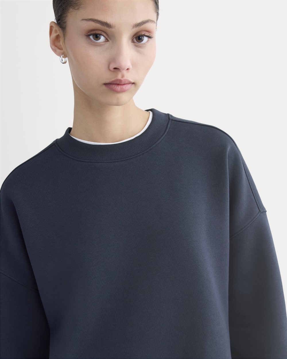 Luxe Fleece Sweatshirt | Navy