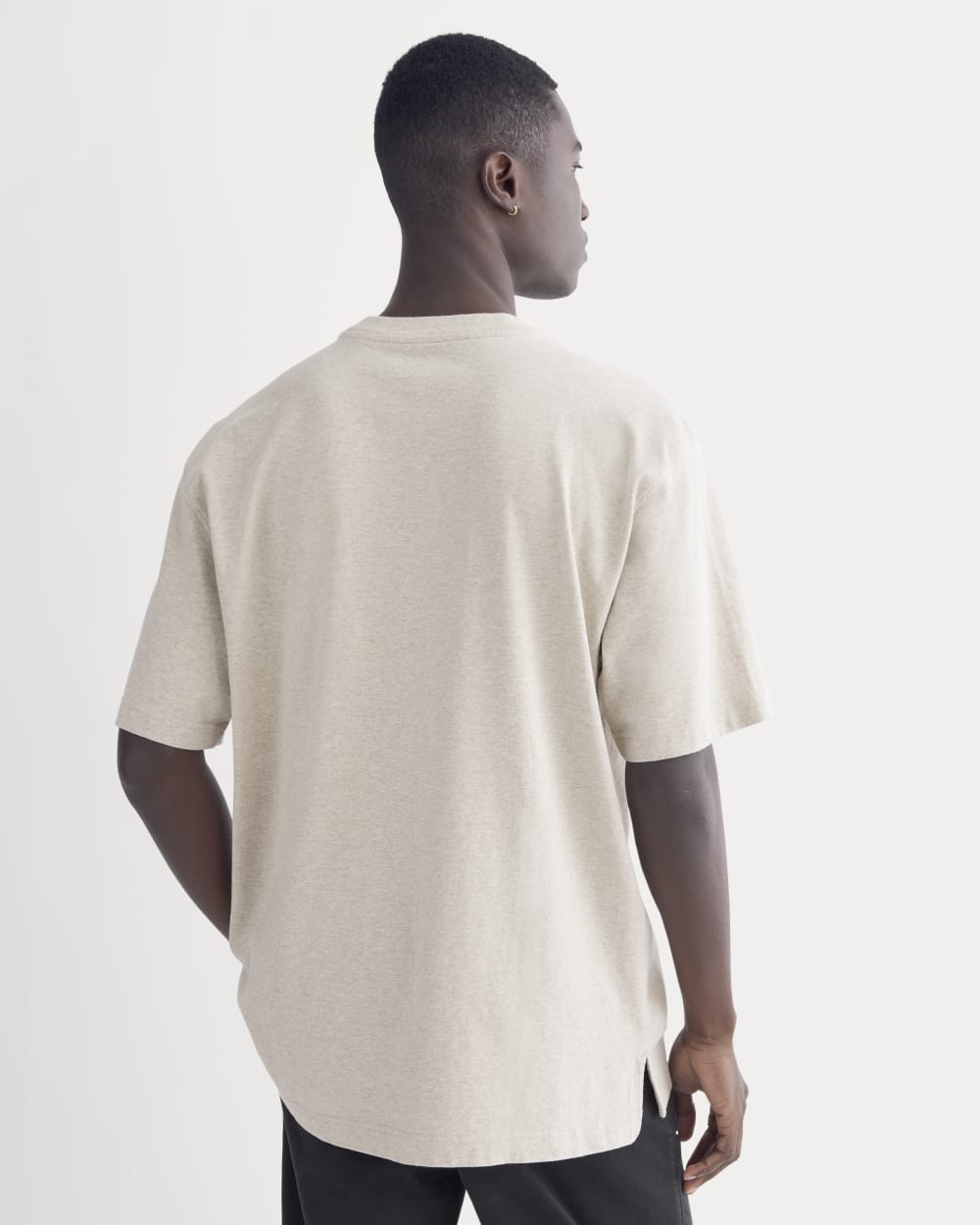 Oversized Classic Tee | Heathered Oatmeal