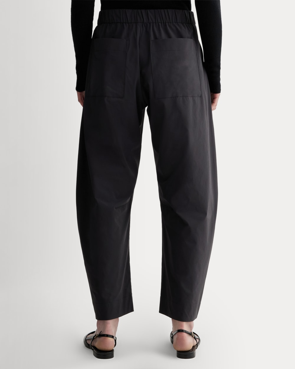 The Anywhere Barrel Pant | Black