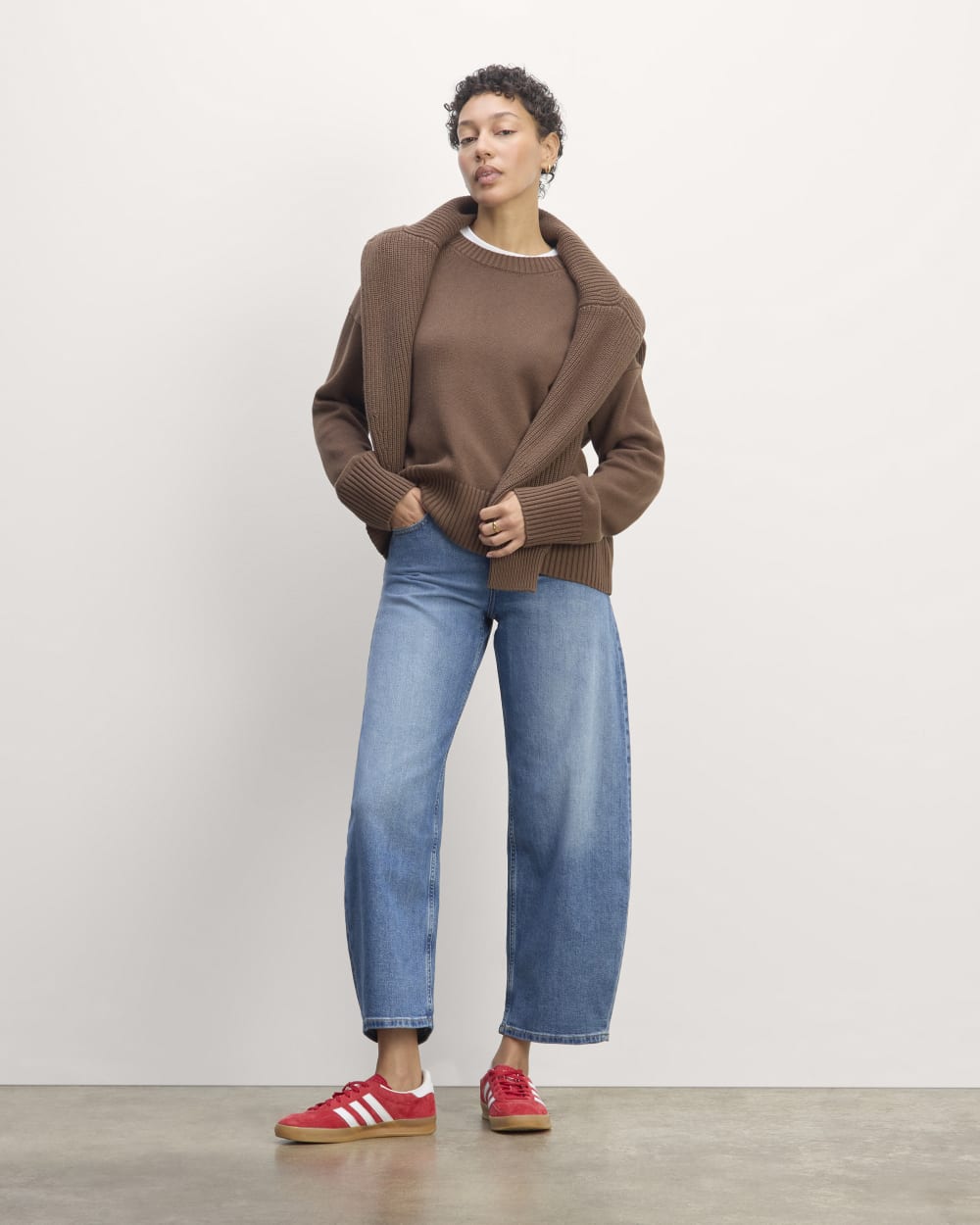 The Boxy Sweater in Everyday Cotton | Cocoa