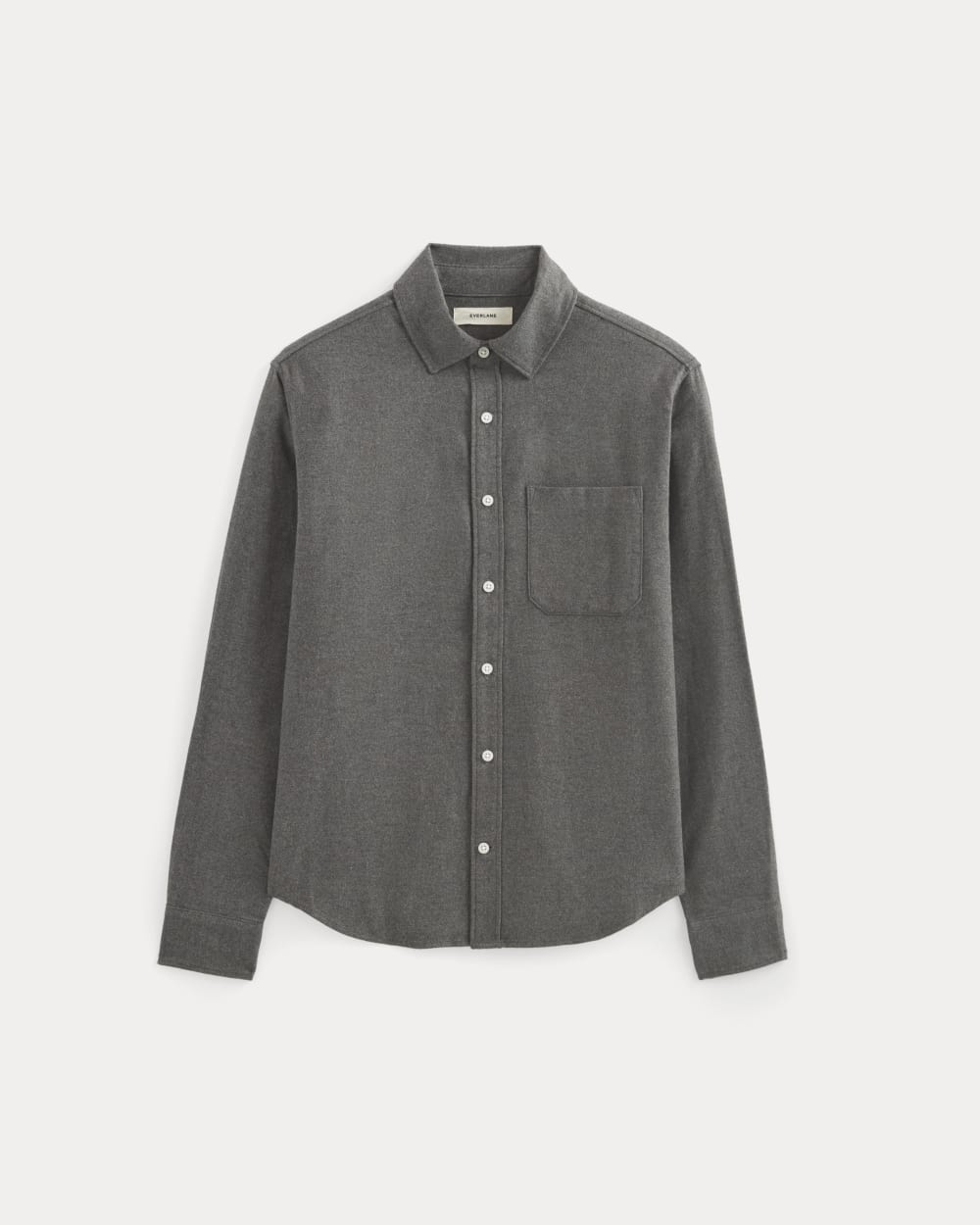 Brushed Flannel Shirt | Heathered Graphite