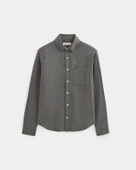 Brushed Flannel Shirt | Heathered Graphite