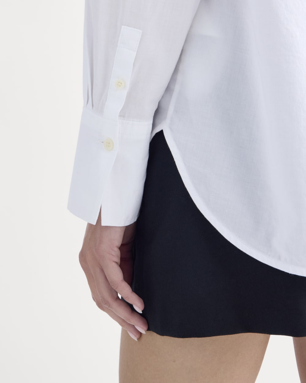 Everyday Shirt in Silky Cotton | White
