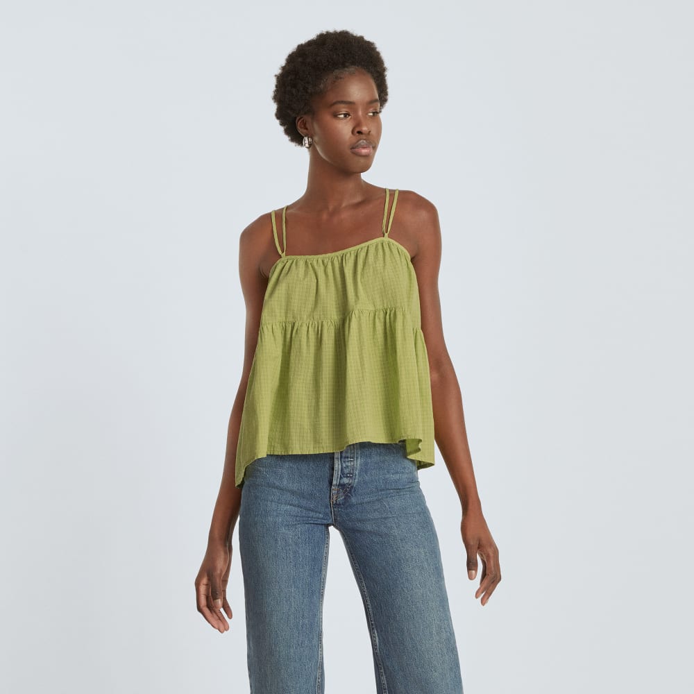 The Billow Cami | Pickled Pepper Plaid