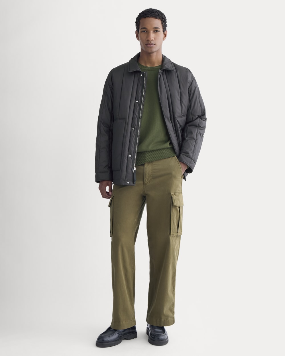 '90s Baggy Cargo Pant | Olive