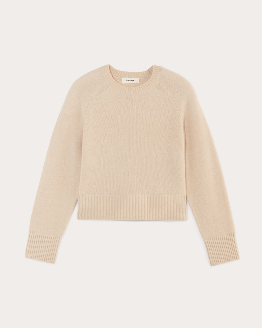 The Boxy Crew in Cashmere | Creme
