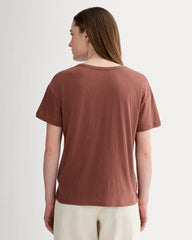 The Air Scoop-Neck Tee | Cedarwood