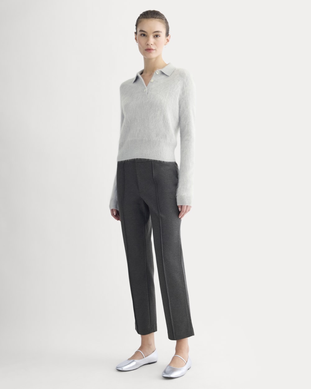 Slim Trouser in Dream | Heathered Soot