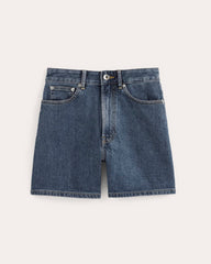 The A-Line Denim Short | Ocean