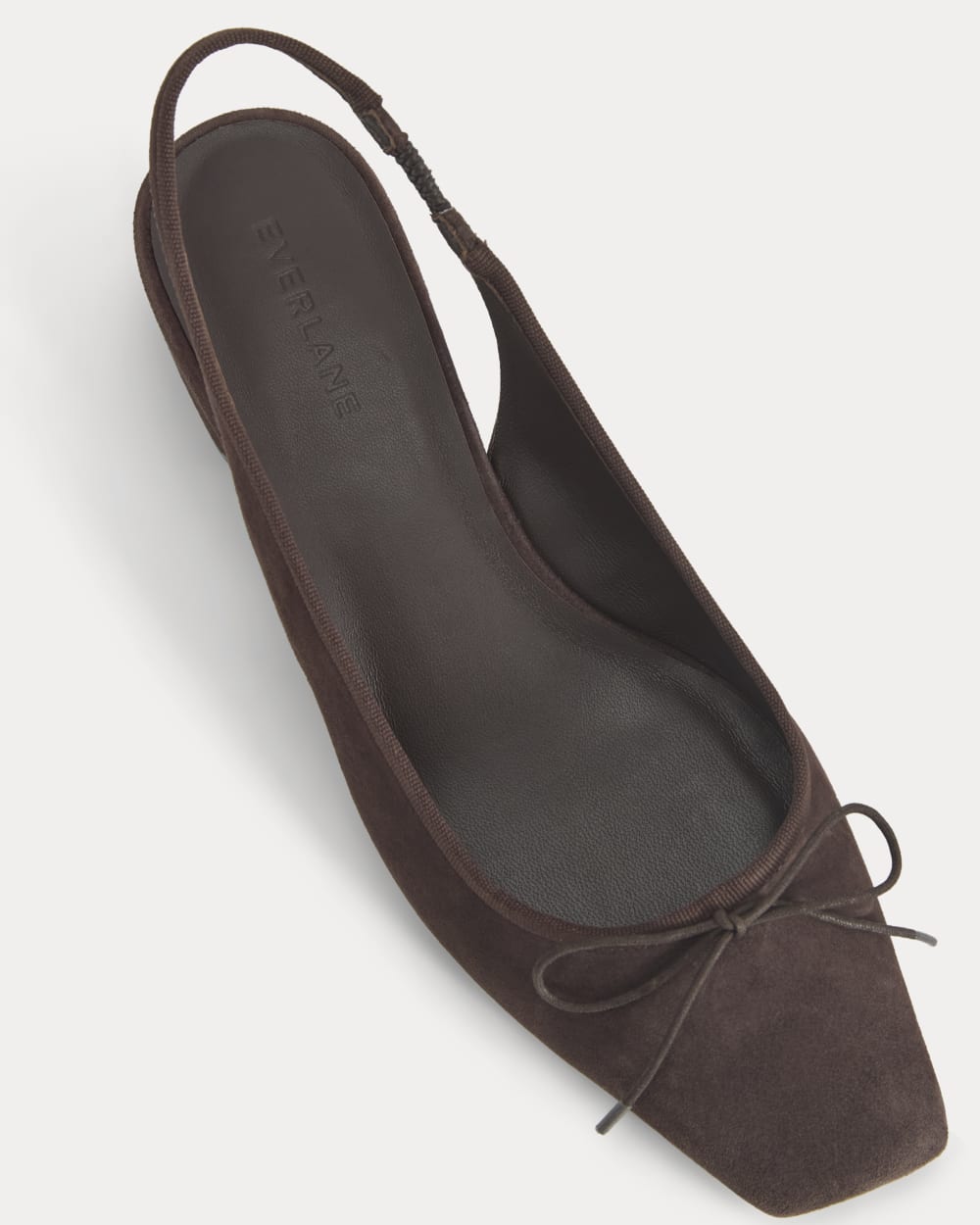 The Ballet Slingback Heel | Dark Chocolate