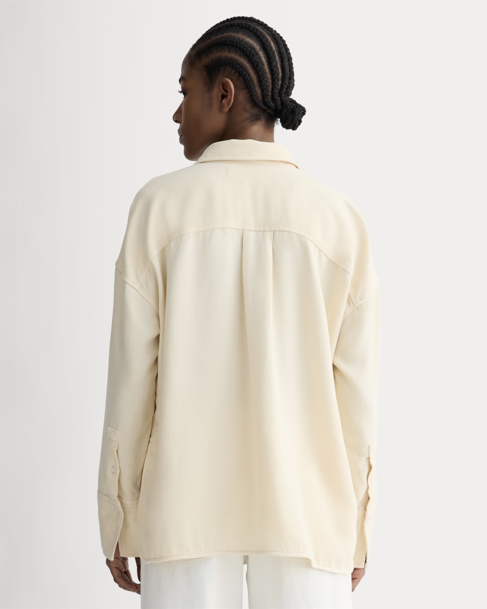 The Boxy Overshirt in Buttersoft | Parchment