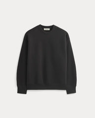 Luxe Fleece Crew Pullover | Black