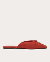 The Ballet Mule | Classic Red Suede