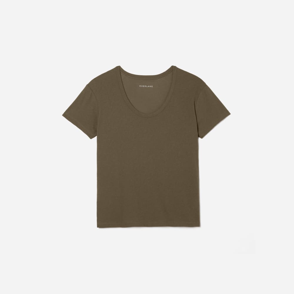 The Air Scoop-Neck Tee | Beech